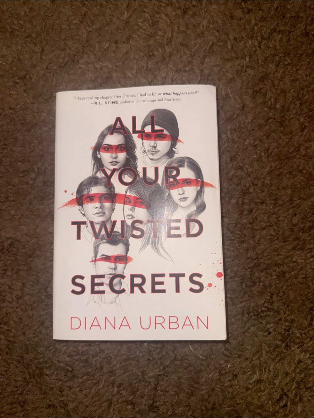 Harper Teen White & Pink Thriller Paperback